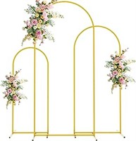 Wokceer Wedding Arch Backdrop Stand 6ft, 5ft, 4ft