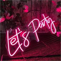 Let's Party Neon Signs Neon Light Sign For Wall