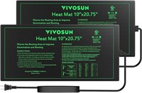 Vivosun 2 Pack Durable Waterproof Seedling Heat