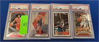 (4) PSA Graded Basketball Cards Young White Allen