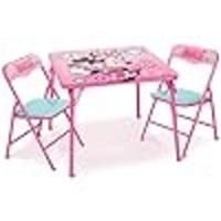 Minnie Mouse Kids Folding Table & Chairs Set For