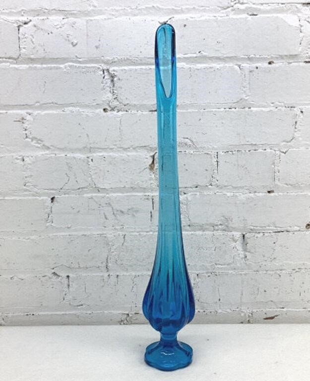 21" Blue Stretch Vase