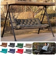 $85 Porch Swing Cushions,Outdoor 3 Seats