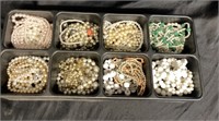 APPROX 24 BEAD NECKLACES / JEWELRY