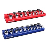 Workpro 2 Pack Magnetic Socket Organizers