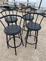 Bar Height Swivel Stools  Set of (4)   2 have