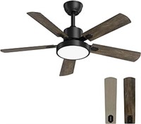 Obabala Ceiling Fan With Light, 52-inch Indoor/