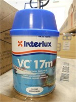 SIX CANS INTERLUX VC 17M ANTIFOULING PAINT