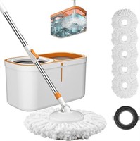 Spin Mop and Bucket Set