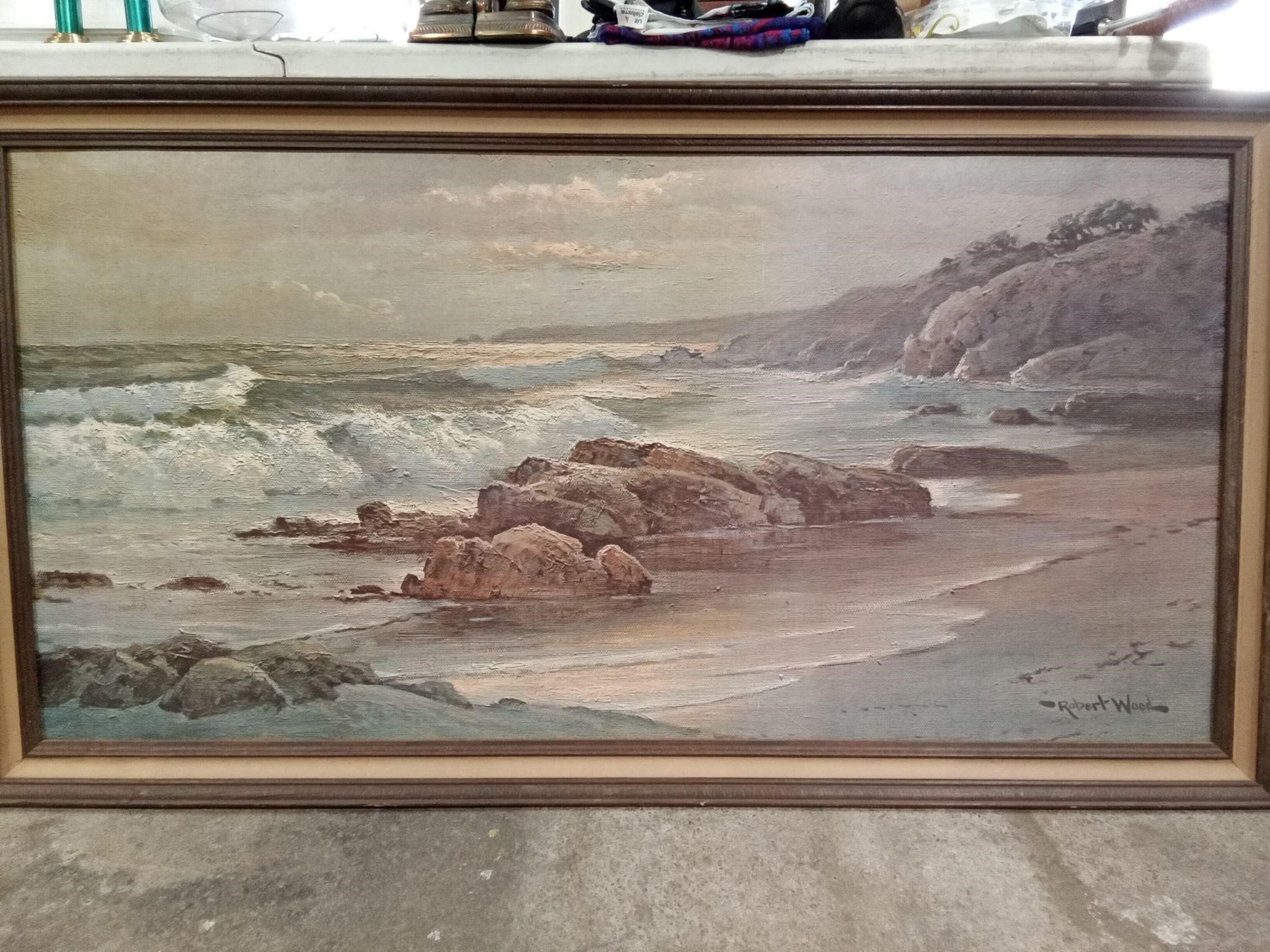 Robert Wood Painting of the Ocean
