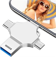 Corfurio 1TB USB 4-in-1 Flash Drive