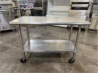 48” x 24” x 35” Stainless Steel Table