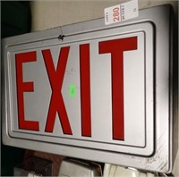 EXIT SIGN HOUSING - NO ELECTRICAL PARTS