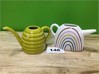 Set of 2 Ceramic Watering Cans