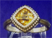 Fantastic Ladies 2ct Golden Imperial Topaz Ring
