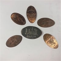 Elongated Coin Bundle Lot: DISNEY 6 Pack