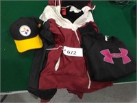 Nike Jacket - XL, Sweatshirt - Large, Steelers Hat