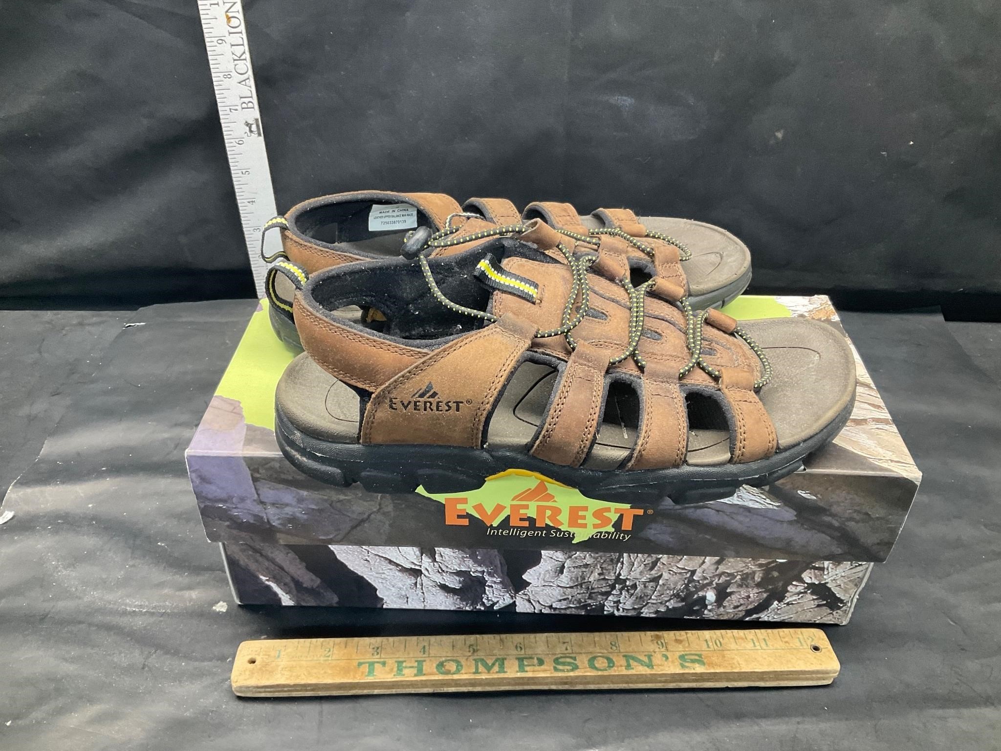 Everest Men's Agile Brown Hiking Water Sandals