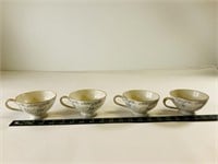 4pcs Imperial China W. Dalton Tea Cups