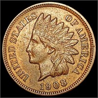 1908 Indian Head Cent CLOSELY UNCIRCULATED