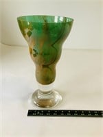 Sasaki Crystal Hand Blown Glass Vase