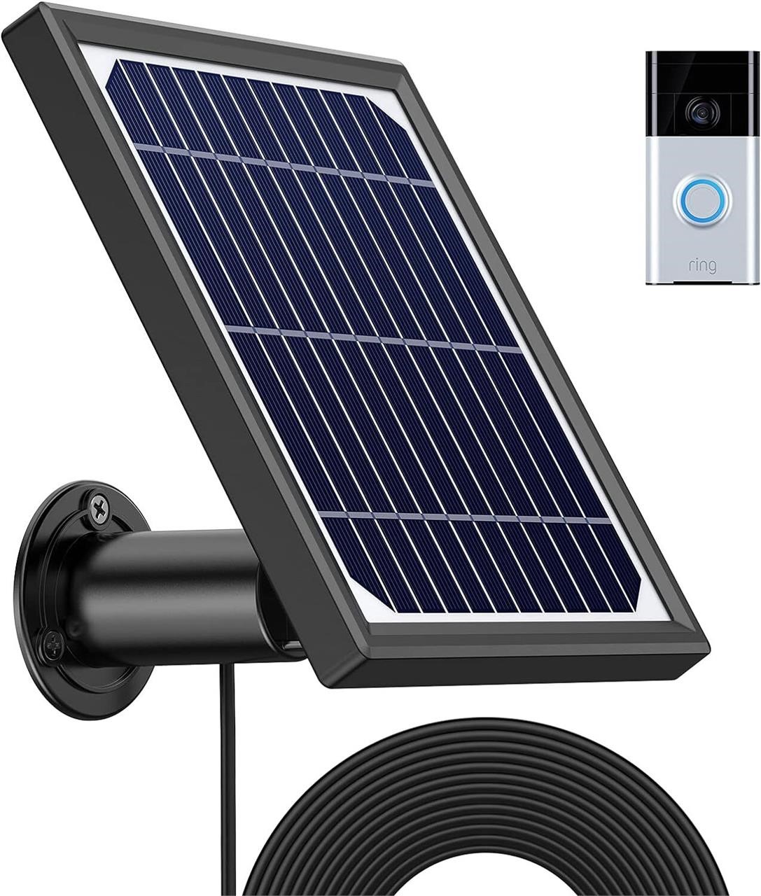 Solar Panel for Doorbell 4  2/3/3+  Black