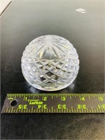 Cut Crystal Hollow Paperweight