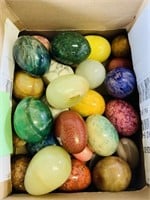 Large Collection of stone eggs