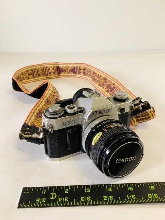 Vintage Canon AE-1 w/ 50mm lense