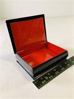 Vintage Palekh Handpainted Lacquer Box