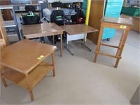 Lot - (4) Wooden Tables