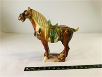 Chinese Porcelain Equestrian War Horse