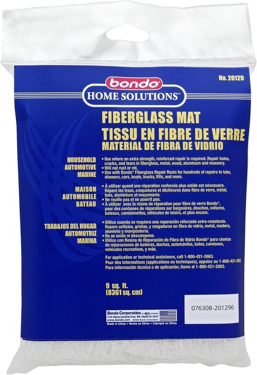 Bondo Fiberglass Cloth  8 sq. Ft.  6 Cloths