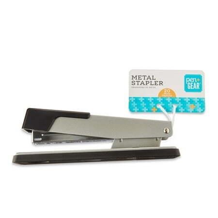 Pen+Gear Stapler  Silver  20-Sheet  KK0327BC