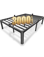 $125 14” queen platform bed frame