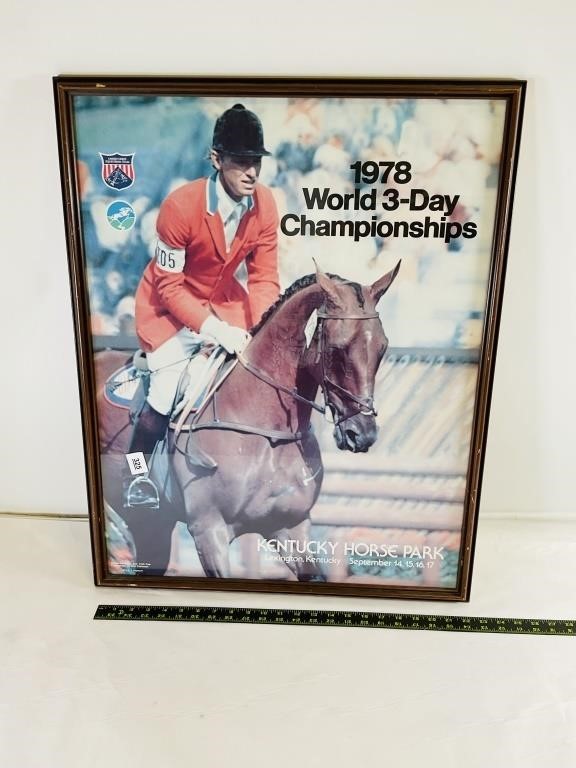 Kentucky Horse Park 1978 framed poster