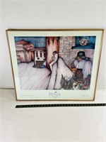 Houshangs Gallery Dallas 1986 framed Print