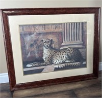 Framed Cheetah Photo 34" x 42"