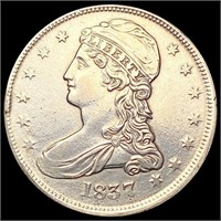 1837 Capped Bust Half Dollar CHOICE AU