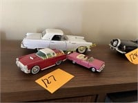 3 Thunderbird Toy Cars