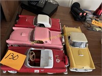 4 Thunderbird Toy Cars