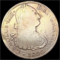 1800 Spain-Mexico SILV 8 Reales NICELY CIRCULATED