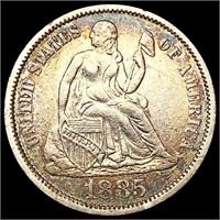 1885 Seated Liberty Dime CLOSELY UNCIRCULATED