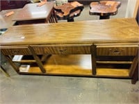 Drexel Campaign Style Console Table