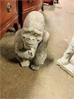Concrete Gorilla statue