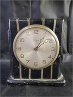 VTG Deco Wooden Mantle Clock