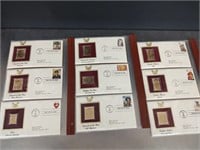 First Edition 22K Replica Stamps
