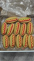 24 Pack Hot Dog Bakery Cookies For Dogs