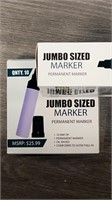10 Pack Jumbo Sized Permanent Markers