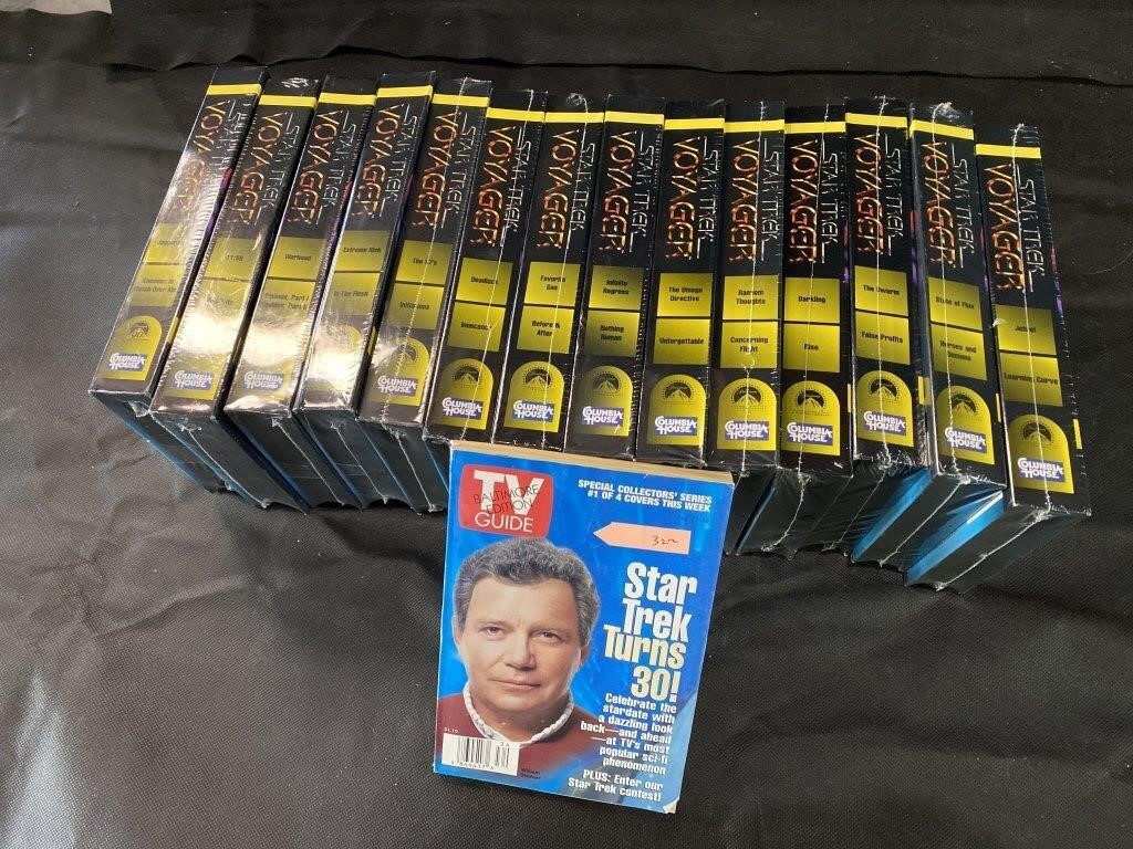 Sealed 2000 Star Trek Voyager VHS Tapes